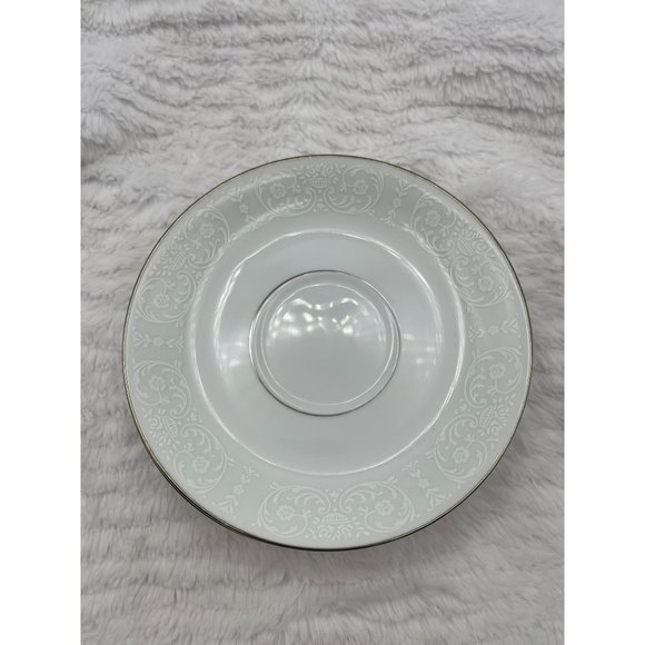 Royal Song, Bridal Lace Fine China, 5 7/8” Saucer Set of Four - Picture 2 of 8